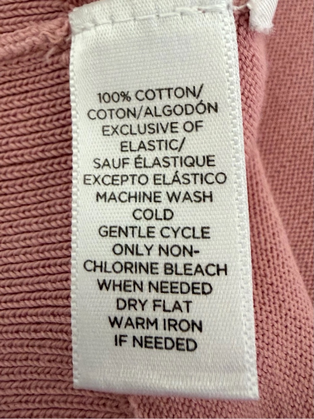 LOFT Pink Crewneck Button-Front Cardigan - Picture 6 of 6